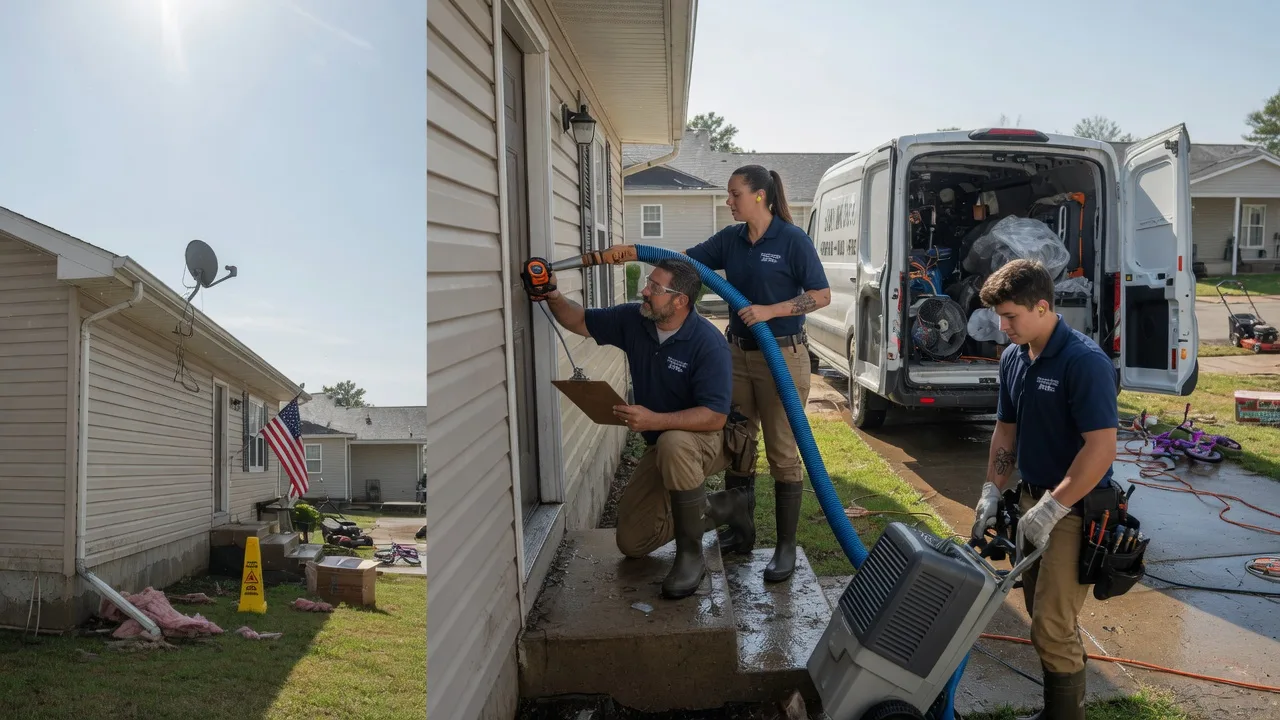 Ceiling Water Damage Restoration in Krotz Springs, LA near me