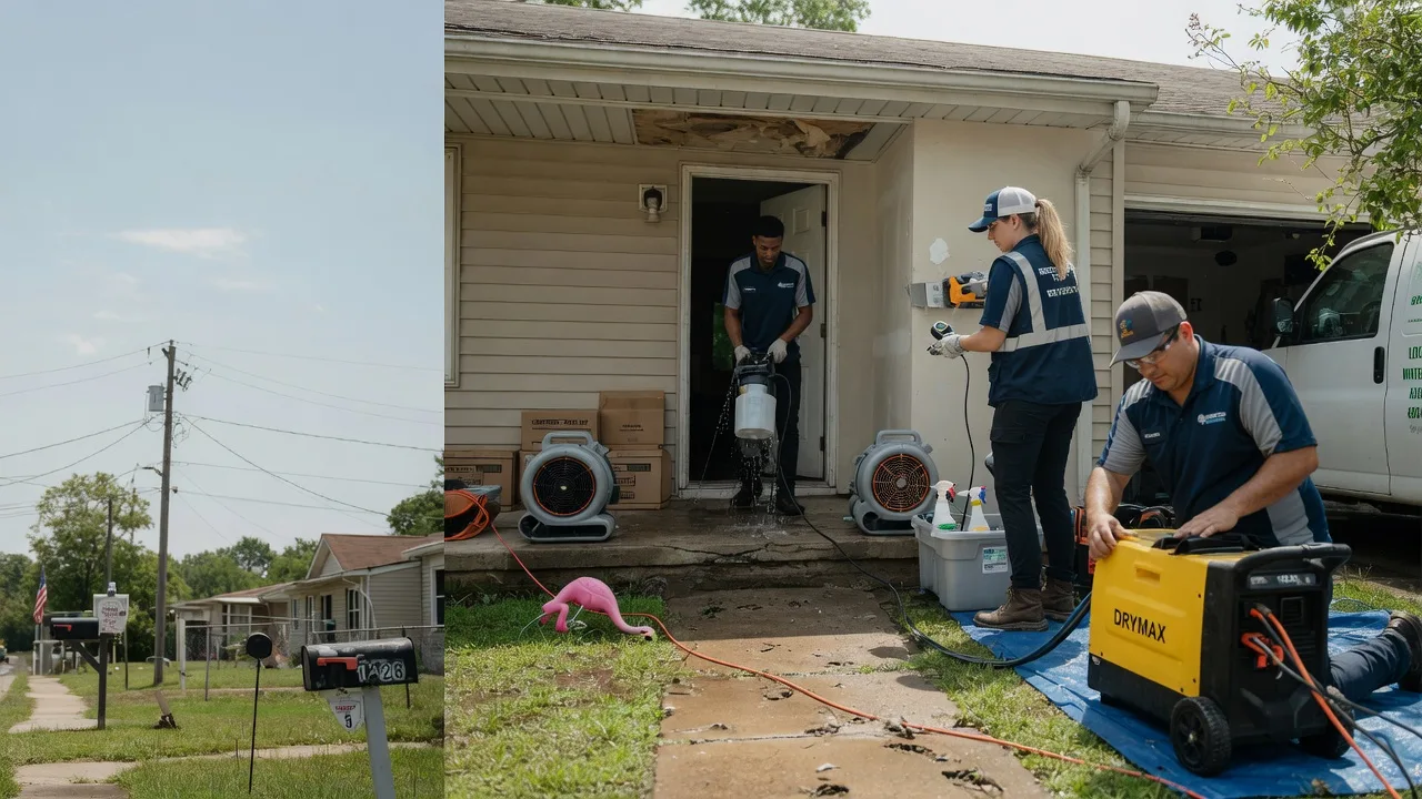Storm Damage Water Removal in Krotz Springs, LA near me